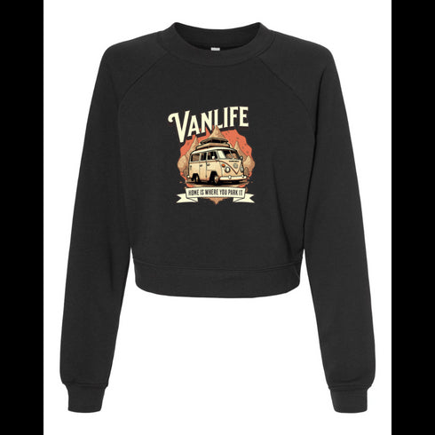 VANLIFE HOME IS WHERE YOU PARK IT Bella canvas hoodie 7505